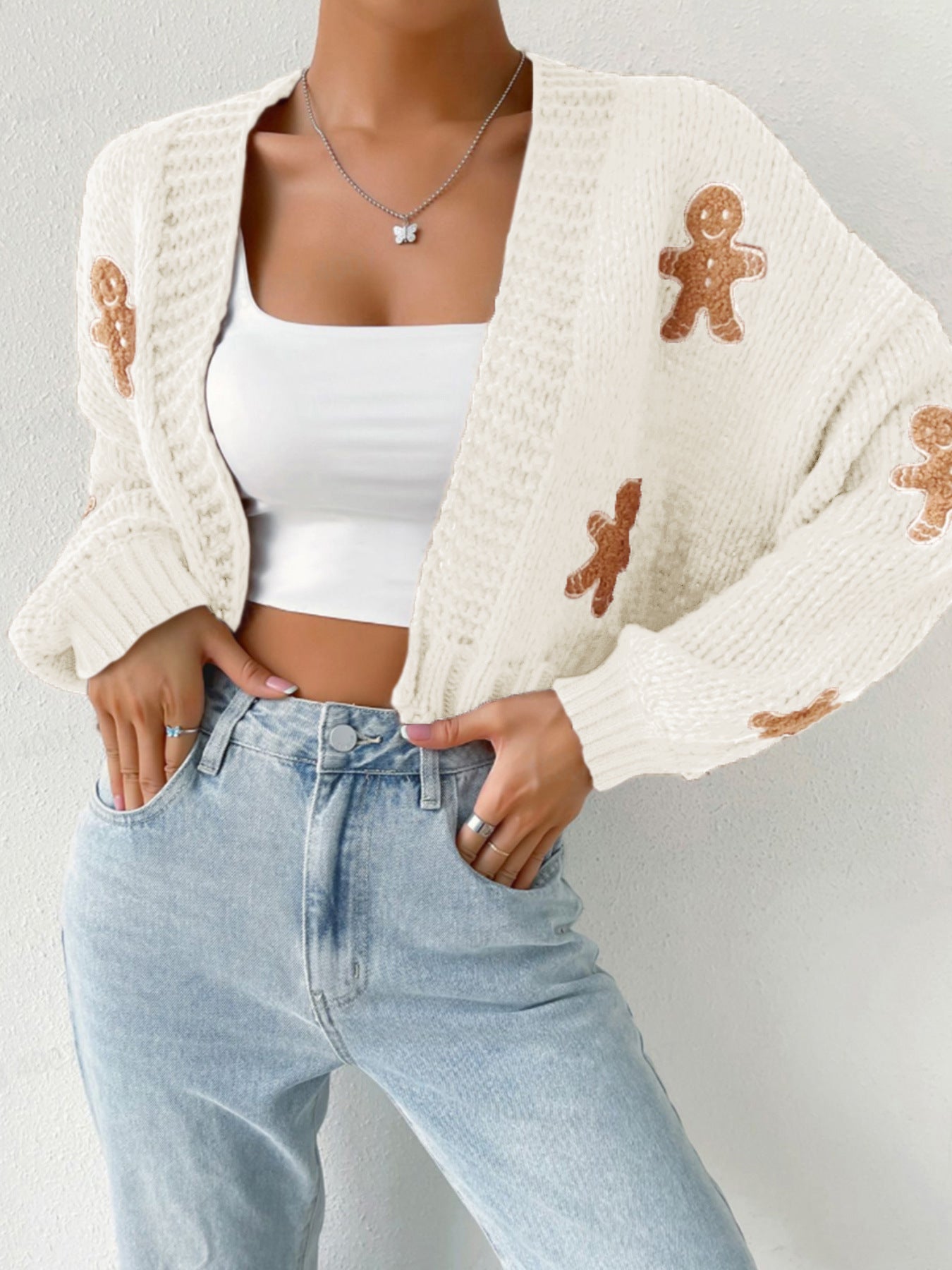 Gingerbread Knit Cardigan